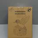 Linkax Birthday Gifts for Women Mom Grandma Sister, Hummingbird Statue Solar Lights Outdoor Garden Decor for Outside Patio Yard Front Porch Balcony Home, Gardening Housewarming Gifts New Home