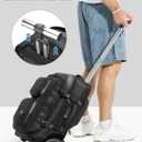 Carry on backpack with wheels, Rolling backpack with Dry-Wet Pocket, TSA Lock, Laptop Compartment, Water-Resistant for Men Women, Work, Air Travel3-Piece Set-Includes Toiletry & Storage Bag, Medium