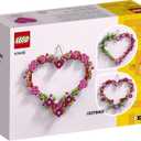 LEGO Heart Ornament Building Toy Set - Fun Arts and Crafts Idea for Girls and Boys, Ages 9+ - Gift for Kids - Display on The Wall as Home Decoration - 40638