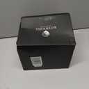 ROTHWELL Single Watch Winder for Automatic Watches with Quiet Motor with Multiple Speeds and Rotation Settings (Black/Grey)