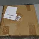 Round Side Table, Small End Table for Small Space, Modern Accent Table with Solid Wood Leg, Easy Assembly for Living Room, Bedroom, Corners, and Office (Black)