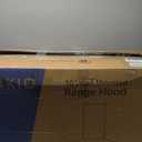 Wall Mount Range Hood 30 inch, 580 CFM, Ducted/Ductless Convertible, Stainless Steel Kitchen Vent Hood with 3-Speed Fan and LED Lights