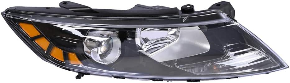 Front Right Passenger Side Headlight Halogen Lamp Assembly 92102-2T121 Compatible with Kia Optima LX EX SX 2011 2012 2013
