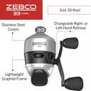Zebco 33 Cork Spincast Reel and Rod Combo, 6' 2pc Graphite Rod Cork Handle, 6ft