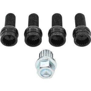 MOTOKU M14 x 1.5 Antitheft Wheel Bolts Lock Lug Nut with Key for VW Golf Jetta Beetle Passat Audi A3 A4 A5 A6 A8 TT S3 Q3 Q5 Q7