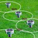 Gopher Repellent Ultrasonic Solar Powered - Mole Repellent Stakes Outdoor Pet Safe - Groundhog Repeller Snake Rodent Gopher Spikes Chaser - Sonic Mole Deterrent Devices (2)