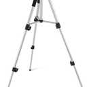Pyle Portable Video Projector Tripod Stand, 22’’-55’’ Adjustable Height Projector Mount with 360° Rotating Tray, Anti-Slip Rubber Feet, and Durable Metal Design for Home, Office, or Classroom Use