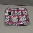 Bentology Lunch Box for Kids- Insulated, Waterproof, Durable Tote Bag Lunchbox fits Bento Boxes, Containers, Jars, Bottles- Keeps Food Hotter or Colder Longer- Back To School Reusable Sleeve For Girls (Kitty)