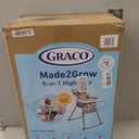 Graco Made2Grow 5-in-1 Convertible Highchair Adjustable Baby to Toddler Seat Hudson