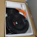 VEVOR Compost Spreader, 24 in Wide Peat Moss Spreader with T Shaped Handle, 3 Heights Adjustable, Powder-Coated Steel Garden Peat Moss Roller, Heavy Duty Grass Seed Spreaders for Planting Seeding (49, Black)