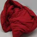 Homelike Moment Comforter King Size - Red Duvet Insert Down Alternative Bed King Comforter, Lightweight Bedding Comforters Quilted Soft All Season Solid Red