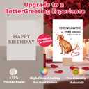 2 x Funny Valentines Day Card  Cute Dog Poop Pun Valentines Day Gifts for Him or Her  Hilarious Valentine Card for Boyfriend, Girlfriend, Husband, Wife, Men and Women (SK-040)