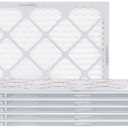 Amazon Basics 16x25x1 Air Filter 6-Pack, MERV 11 Electrostatic AC Furnace Filters for Allergies, Captures Dust and Pollen (Actual Size: 15.75" x 24.75" x 0.75")