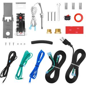 [New Upgrade] Briidea RV Electric Water Hybrid Heater Kits with Replaceable Anode Rod (Patent Pending), Electric Heat and Anode Protection, Compatible with Suburban and Atwood Water Heater (6 Gallon)