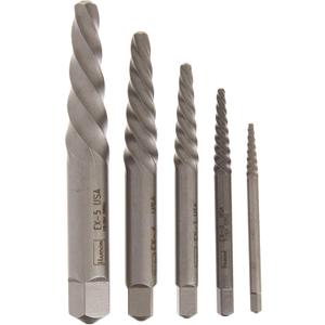 IRWIN Screw Extractor for Spiral Screws, 4pc (53535)