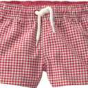 Little Planet by Carter's Baby Boys' 1-piece Swim Trunks (3T, Red Gingham)
