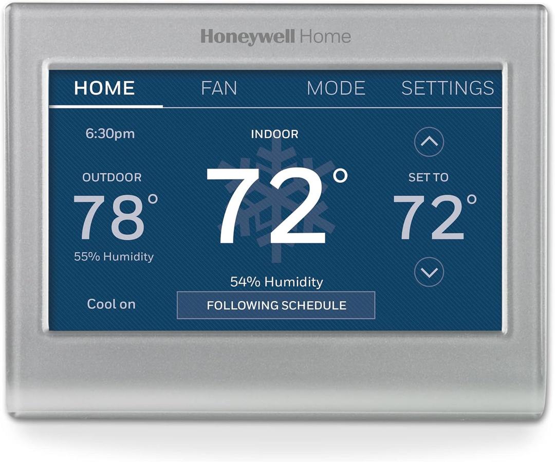 Honeywell Home RENEWRTH9585WF Smart Color Thermostat, Silver (RENEWRTH9585WF/U)