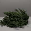 9FT Christmas Garland Norfolk Pine Garland Real Touch Artificial Greenery Garland for Mantle Fireplace Table Indoor Outdoor Holiday Decortions (Dark Green)