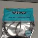 Vabogu Cat 8 Ethernet Cable 6FT, Heavy Duty 26AWG High Speed 40Gbps 2000MHz, Gold Plated RJ45 Shielded, Weatherproof Indoor & Outdoor LAN Cable for Gaming PC PS5 Xbox Modem Router