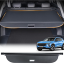 Deluden Retractable Cargo Cover Compatible with Chevrolet Chevy Trax 2025 2024 2023 2nd Gen Shield Security Shade Privacy Screen Tonneau Luggage Cargo Trunk Organizers (Carbon Fiber Texture