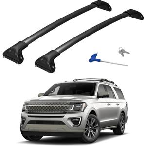 Car Roof Rack Cross Bars Compatible with Ford Expedition/Max 2018-2025 & Lincoln Navigator 2018-2024,Rooftop Cargo Carrier Luggage Kayak Canoe Bike Snowboard(not for 2025 Lincoln Navigator)