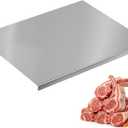 20" x 16" Countertop Cutting Board, Stainless Steel Chopping Board with Lip, 19.7"L x 15.8"W