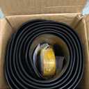 Rubber Stair Treads Non Slip Outdoor/Indoor 30" x 10" 3-Pack, Outdoor Stair Treads with Nosing for Garage, Patio, Wooden Marble Tile Metal Concrete Steps