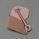 LISEN Pink Gifts Home Girls Room Decor for Desk Accessories, Cute Desk Pink Phone Stand Office Vanity Accessories for Girls Moms Bathroom Essentials Decor for iPhone Kindle Stand 4-10 inch Tablet