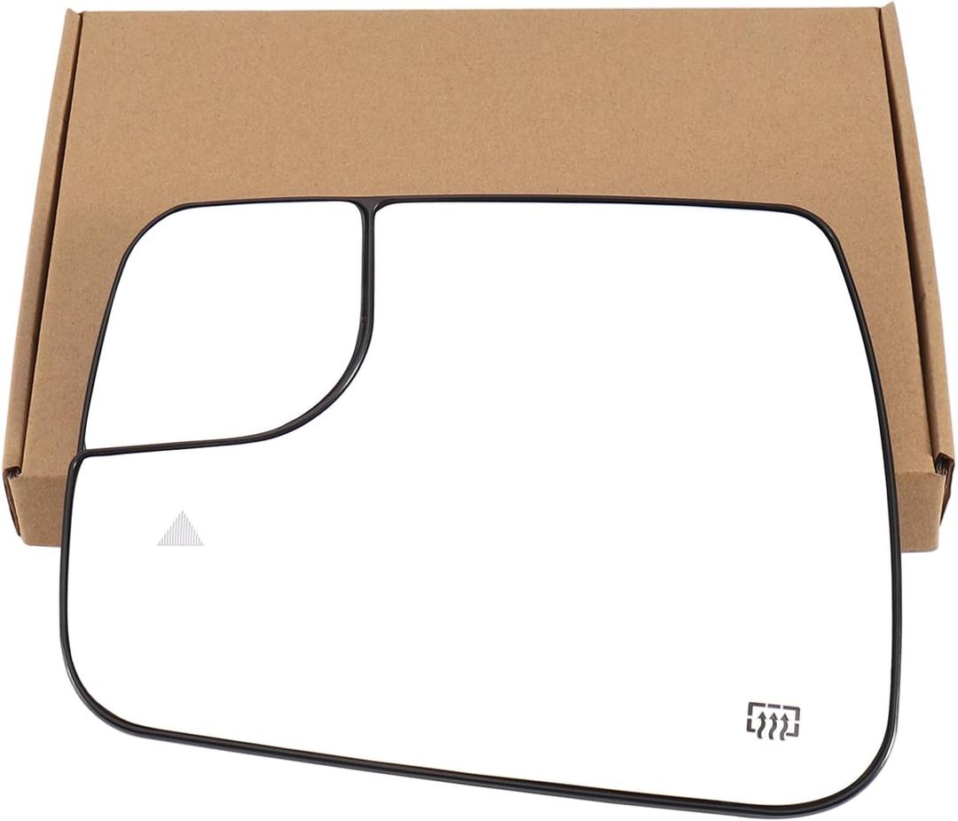 Driver Side Mirror Replacement for 2019-2025 Dodge Ram 1500 2500 with BSD Heated Left Side Mirror Glass Replacement w/o Atuo Dimming