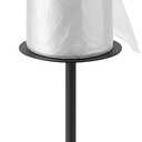 Zonon Produce Bag Dispenser Stand Roll Holder with Twist Tie Organizer