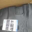 KUST Floor Mats Set for 2017-2026 Ford F250/F350/F450 Super Duty Crew Cab (Only for Rear Seat with Under-Seat Storage), 6.8FT Truck Bed Mat All Weather F250 Accessories TPE Rubber Raised Edge