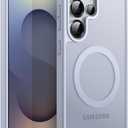 JETech Magnetic Case for Samsung Galaxy S25 Ultra 5G, Compatible with MagSafe, Translucent Matte Back Shockproof Phone Cover (Titanium Silver blue)