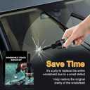 3PC Windshield Crack Repair Kit, 2025 Upgrade Cracks Gone Glass Repair Kit,Premium Car Quick Fix Windshield & Glass Repair Tools, Windshield Crack Repair Fluid Automotive Windscreen Tool (EXP 06/06/28)