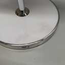 KDKD Lighted Makeup Mirror 1X 7X Magnification Double Sided Round Shape with Base Touch Button, Cordless and Rechargeable (Abs+chrome)