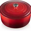 Le Creuset Enameled Cast Iron Round Dutch Oven, 13.25 qt., Cerise