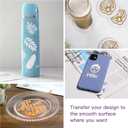 2 x RIZEE Transfer Tape for Vinyl, 6"50 FT Standard Grip w/Alignment Grid Application Transfer Paper for Cricut, Silhouette Cameo, Adhesive Vinyl for Decals, Signs, Windows, Stickers