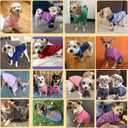 2 Pack Dog Sweaters for Small Dogs & Cat Soft Cute Winter Puppy Clothes