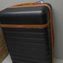 UKEIN Luggage Sets 3 Piece, Carry On Luggage 20In With Spinner Wheels,PC Hardside Suitcase Set with TSA Lock,Durable Carry On Suitcase With Travel Backpack for Men (Black, 3 piece set (20inch))