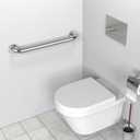 2 Pack 24 Inch Satin Brush Nickel Shower Grab Bar - 1.5" Diameter,ZUEXT Stainless Steel Bathroom Grab Bar, Bath Balance Bar,Safety Hand Rail Support, Handicap Injury Elderly Senior Assist Bath Handle