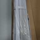 LazBlinds No Tools No Drill 1" Vinyl Mini Blinds, Cordless Blinds for Windows, Light Filtering Horizontal Window Blinds & Shades, 24" W x 64" H, White