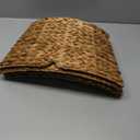 CENBOSS Rattan Christmas Tree Collar, Wicker Tree Skirt & Stand Base Cover (Brown Wash, 24 inch)