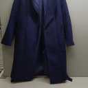 Women's Wool Trench Coat Winter Long Thick Overcoat Walker Coats, M