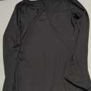 LYANER Women's Bow Tie Hollow Out Front Puff Long Sleeve Flowy Mini Dress, Large