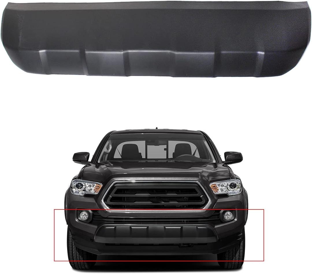 munirater Front Bumper Valance Lower Skid Plate Panel Black Replacement for 2016-2020 Tacoma TO1095205 5391104210 B077C14STM
