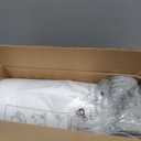 Bedsure Dog Beds Large Sized Dog- Orthopedic Pet Beds for Crate with Removable Machine Washable Cover, NOT Waterproof Egg Crate Foam Puppy Mat, Suitable for Pet Up to 50 lbs, 35x22x2.8, NOT Chewproof (Charcoal Grey)