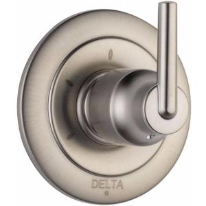 Delta Faucet Trinsic 3-Setting Shower Handle Diverter Trim Kit, Diverter Valve Trim Kit Brushed Nickel, 3 Way Shower Diverter, Delta Diverter Trim, Stainless T11859-SS (Valve Not Included)