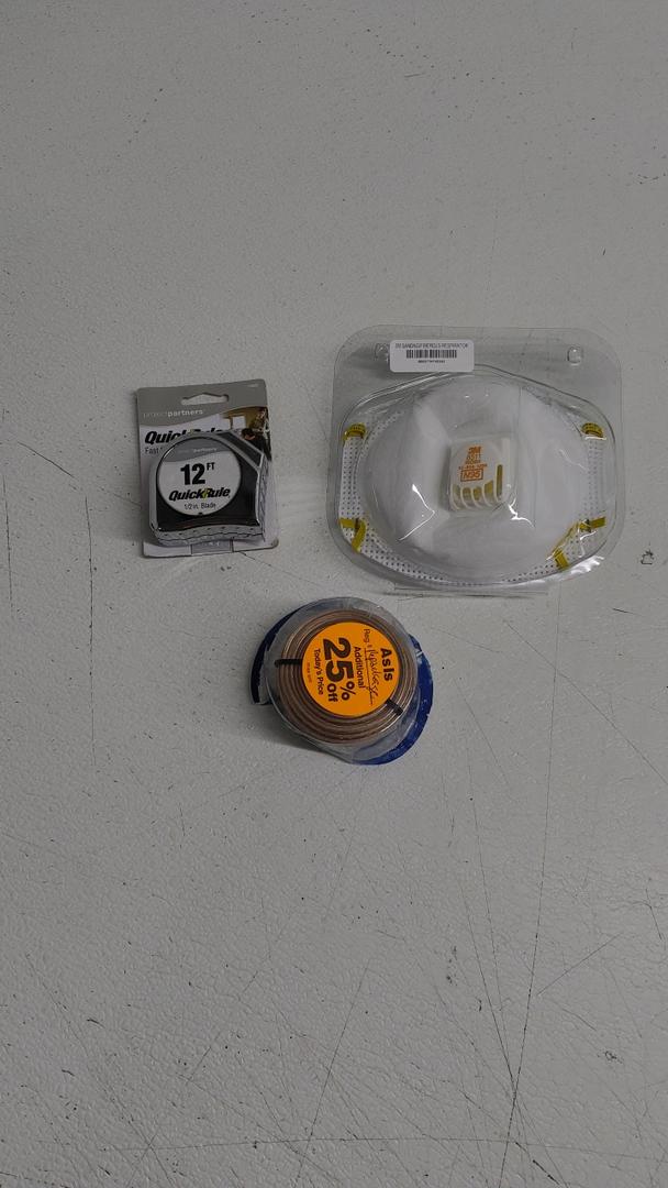 Quick Rule Fast Read Tape Measure, 3M MasK+ Speaker Wire