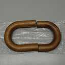 PEAKOLY Wood Arch Bookshelf Decor - Modern Shelf Decor Accents, Decorative Objects for Coffee Table, Entryway Table Sculptures, Minimalist Home Decorations for TV Console, Built in Shelves and Mantle (Brown)