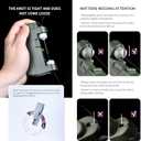 Electric Knot Assist,Fishing Knot Tying Tool, Electric Fishing Knot Tying Tool, Stainless Steel Fishing Hook Tier Fishing Line Knot Tying Tools