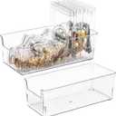 2 Pack Earring Organizer Clear Jewelry Box Case for Teen Girls Women, 60 Pack PVC Clear Jewelry Anti Oxidation Zipper Bags for Packaging Jewelry Rings Earrings Necklace Bracelets